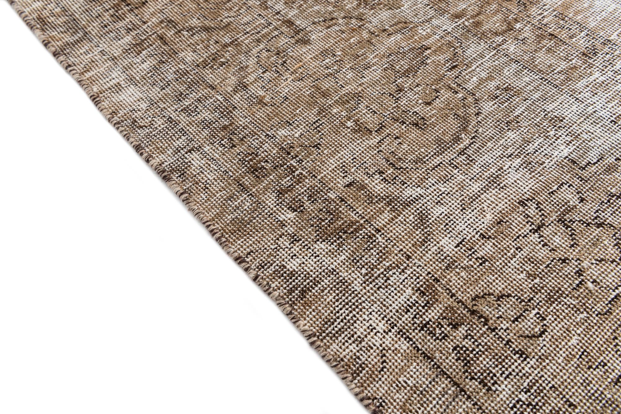 9' 7 x 12' 2 Hand Knotted Ultra Vintage Persian Wool Rug