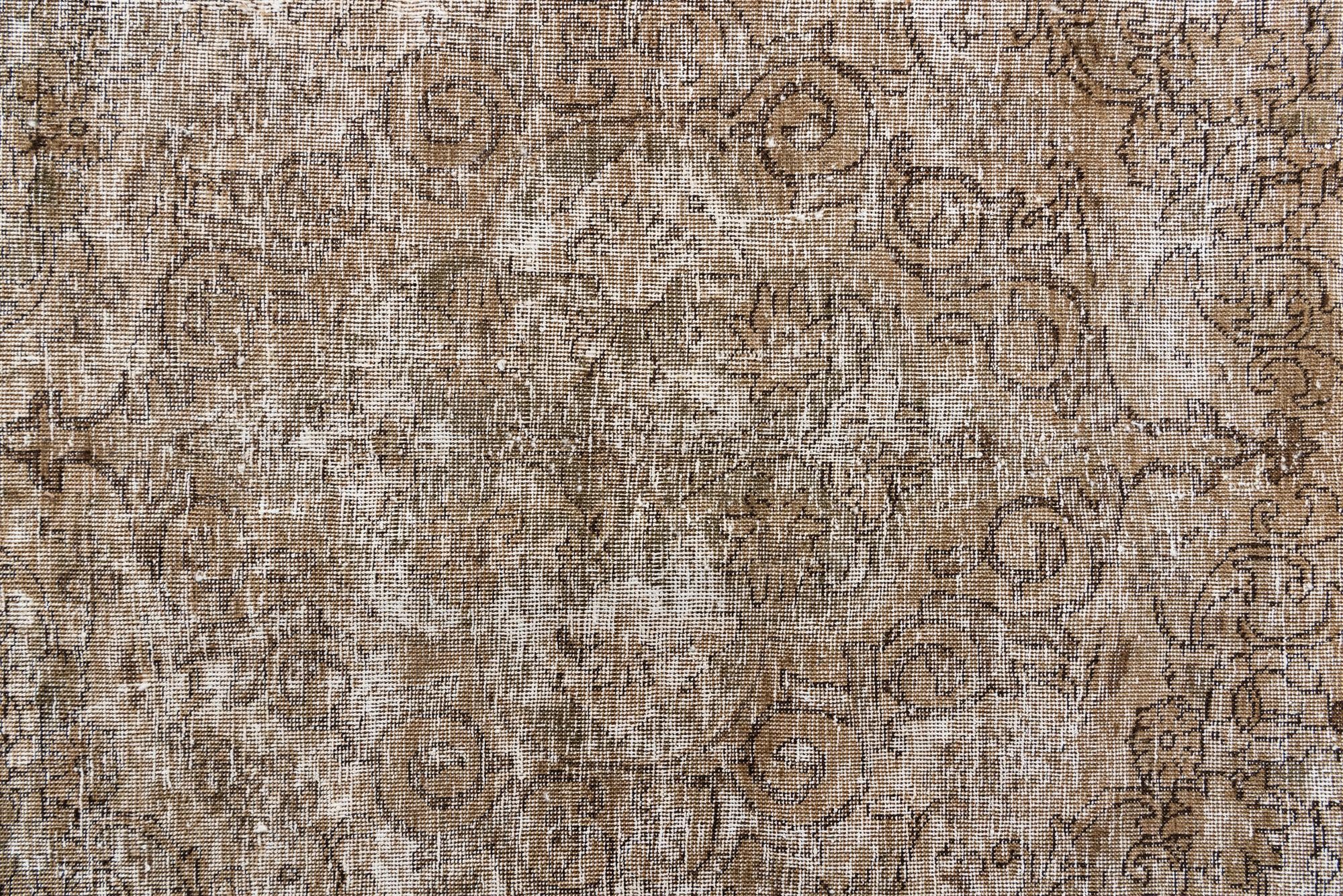 9' 7 x 12' 2 Hand Knotted Ultra Vintage Persian Wool Rug