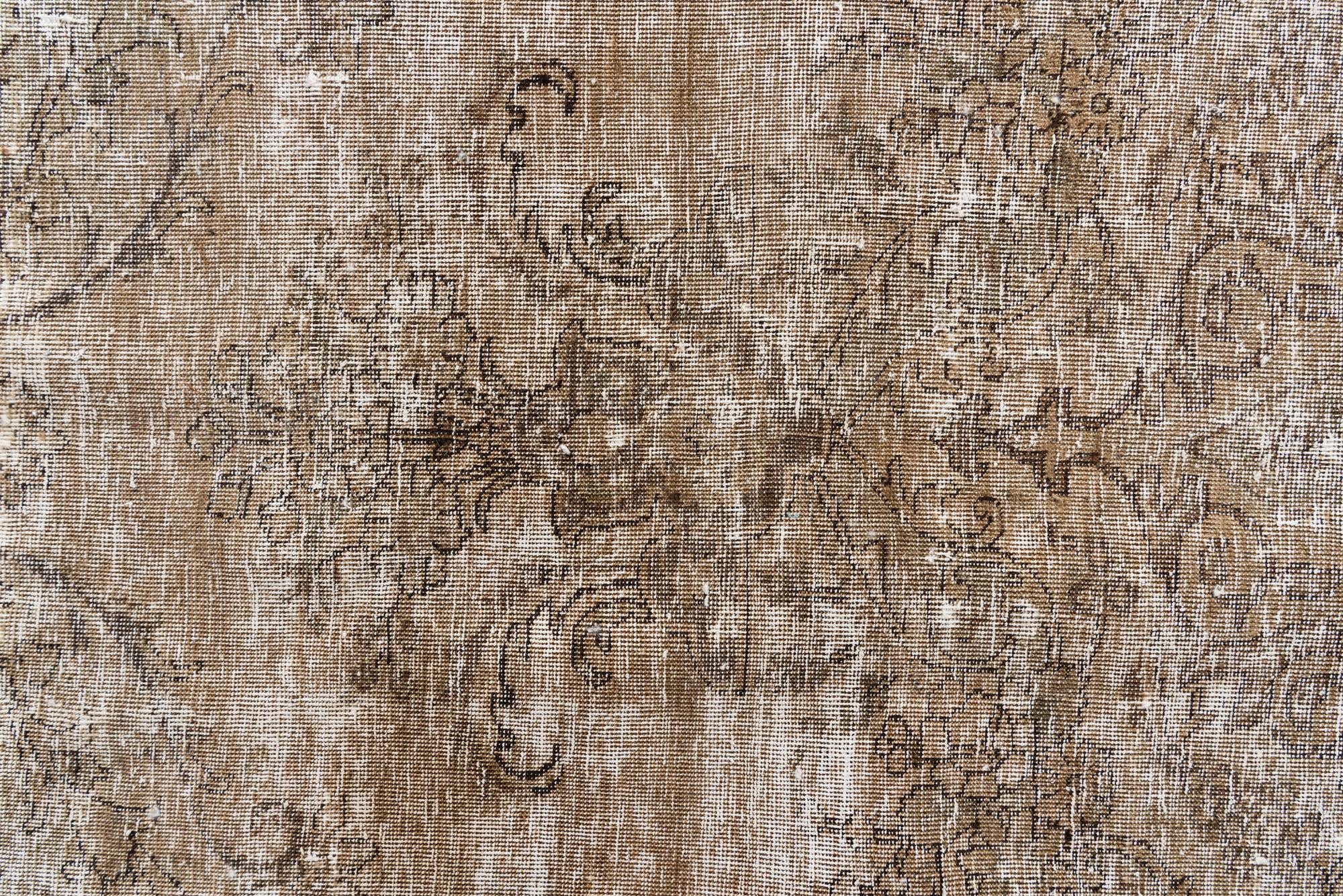 9' 7 x 12' 2 Hand Knotted Ultra Vintage Persian Wool Rug