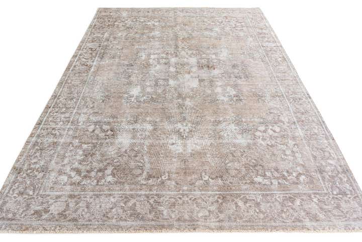 9' 4 x 12' 8 Hand Knotted Ultra Vintage Persian Wool Rug