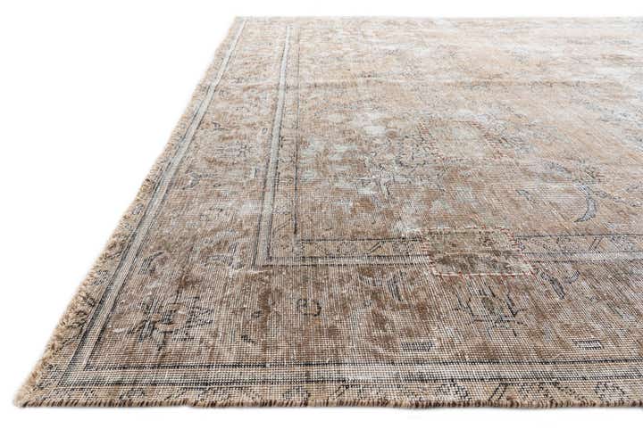 9' 4 x 12' 8 Hand Knotted Ultra Vintage Persian Wool Rug
