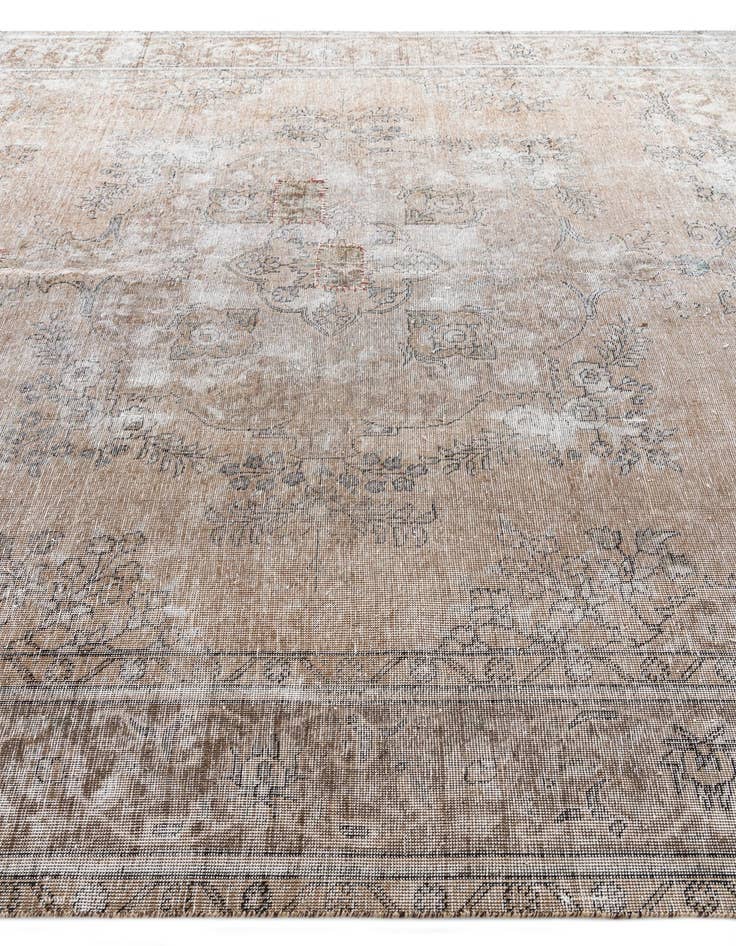 Detail image of 9' 4 x 12' 8  Hand Knotted Ultra Vintage Persian Wool Rug