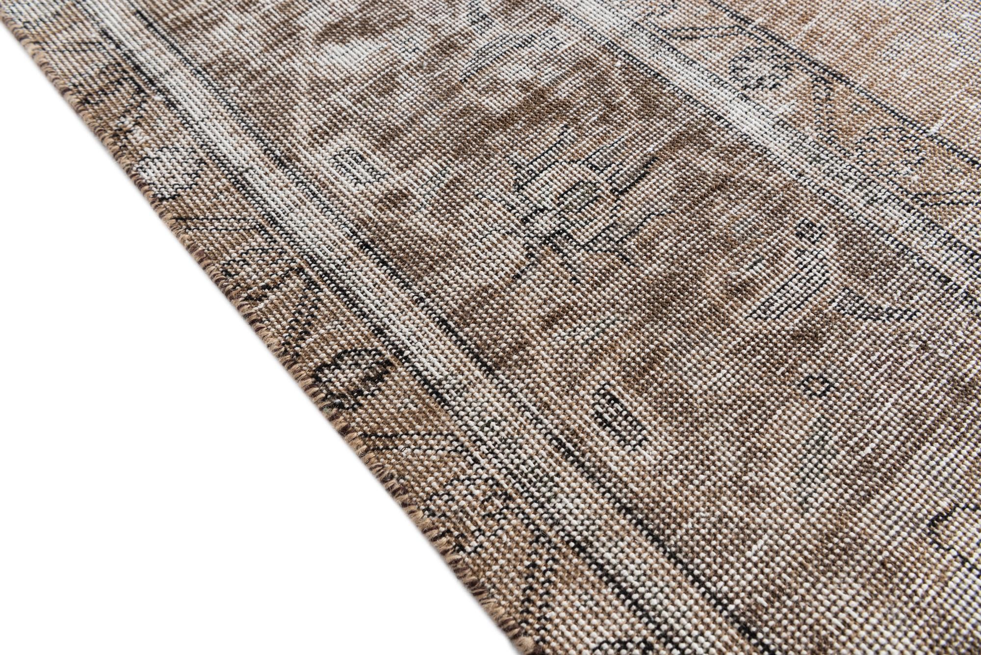 9' 4 x 12' 8 Hand Knotted Ultra Vintage Persian Wool Rug