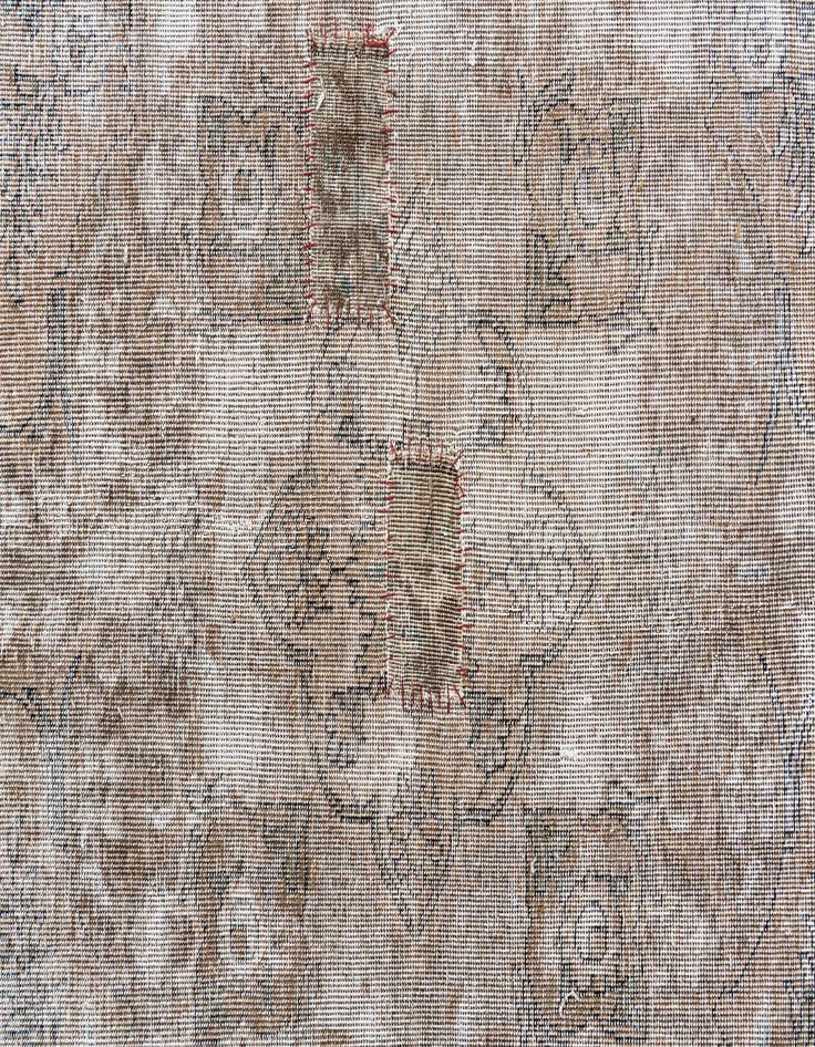 Detail image of 9' 4 x 12' 8  Hand Knotted Ultra Vintage Persian Wool Rug