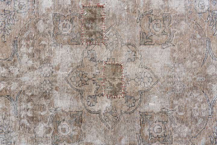 9' 4 x 12' 8 Hand Knotted Ultra Vintage Persian Wool Rug