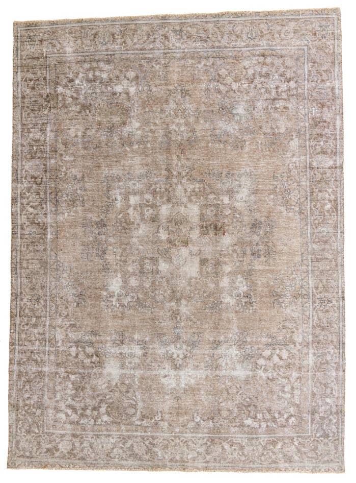 Detail image of 9' 4 x 12' 8 Hand Knotted Ultra Vintage Persian Wool Rug