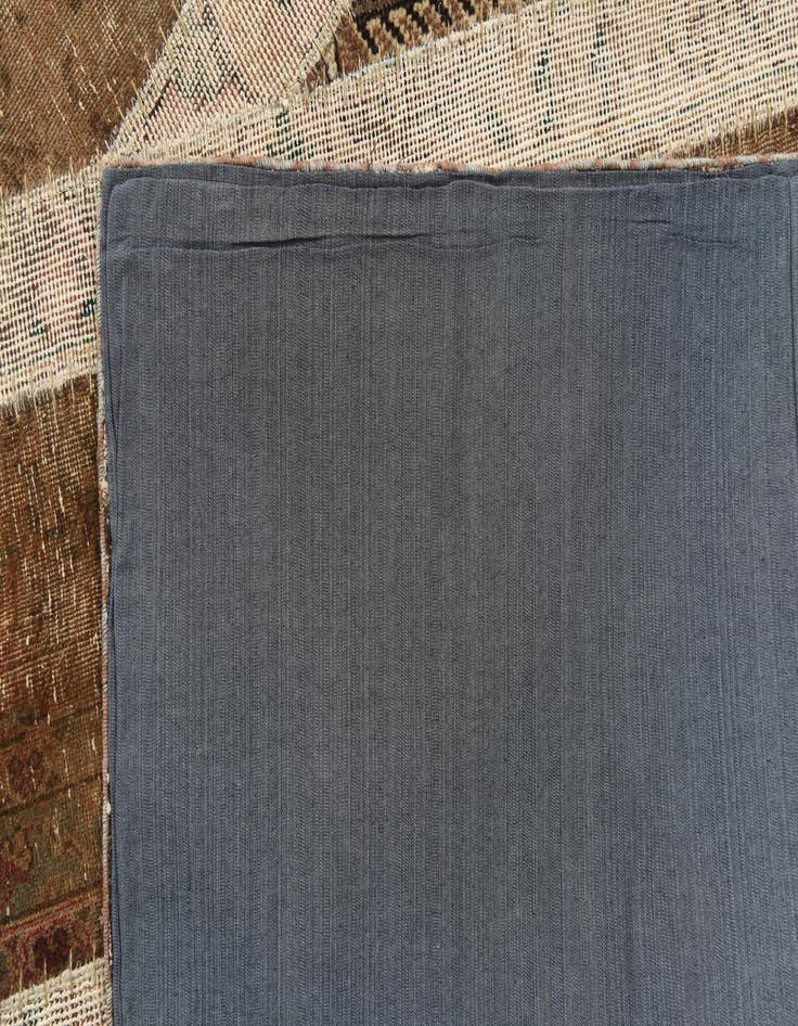 Detail image of 6' 7 x 9' 9  Hand Knotted Ultra Vintage Persian Wool Rug