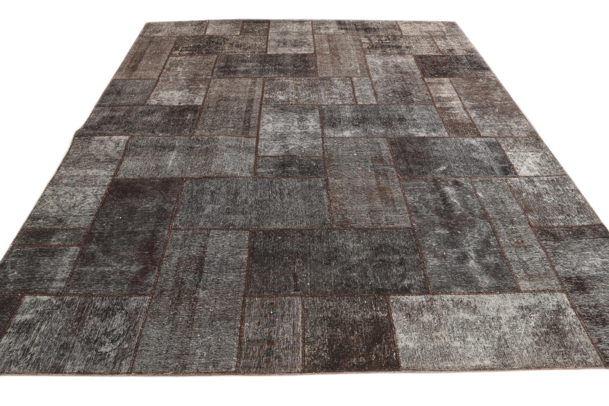 8' 6 x 10' 3 Hand Knotted Ultra Vintage Persian Wool Rug
