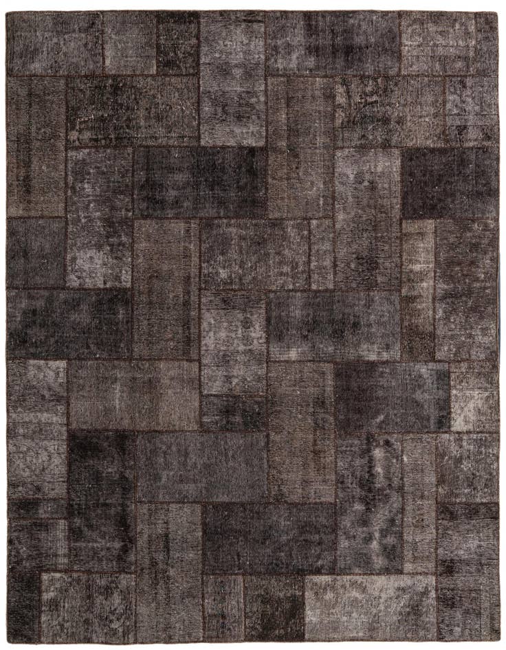 Detail image of 8' 6 x 10' 3 Hand Knotted Ultra Vintage Persian Wool Rug