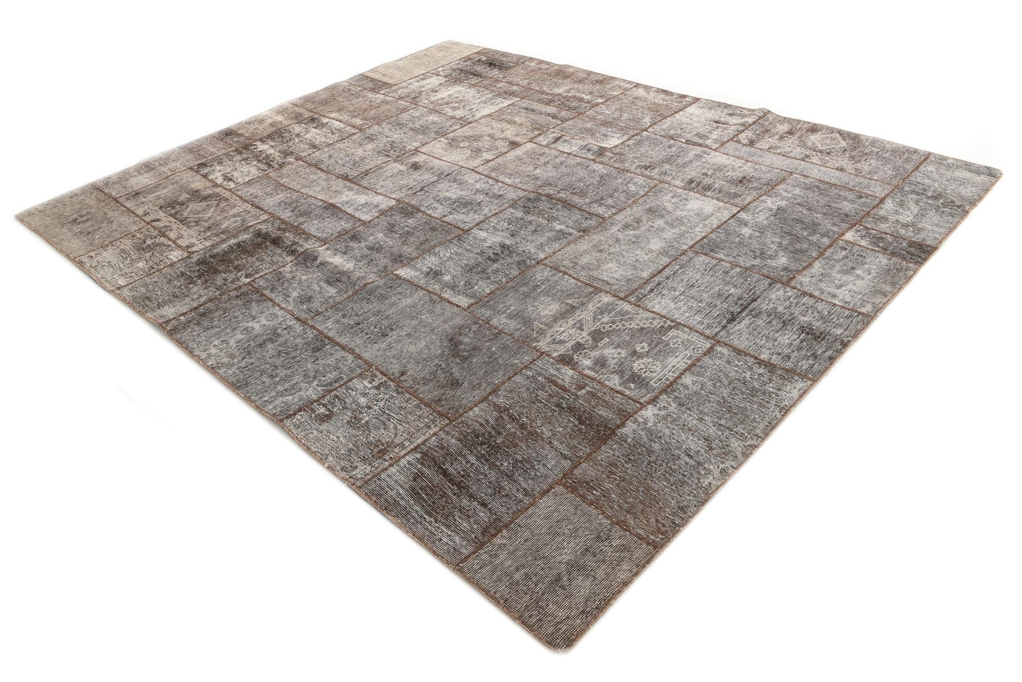 8' 4 x 10' Hand Knotted Ultra Vintage Persian Wool Rug