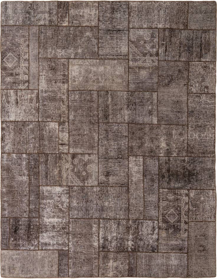 Detail image of 8' 4 x 10' Hand Knotted Ultra Vintage Persian Wool Rug