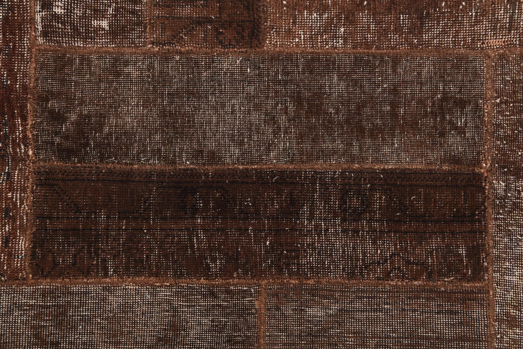 5' 8 x 8' Hand Knotted Ultra Vintage Persian Wool Rug