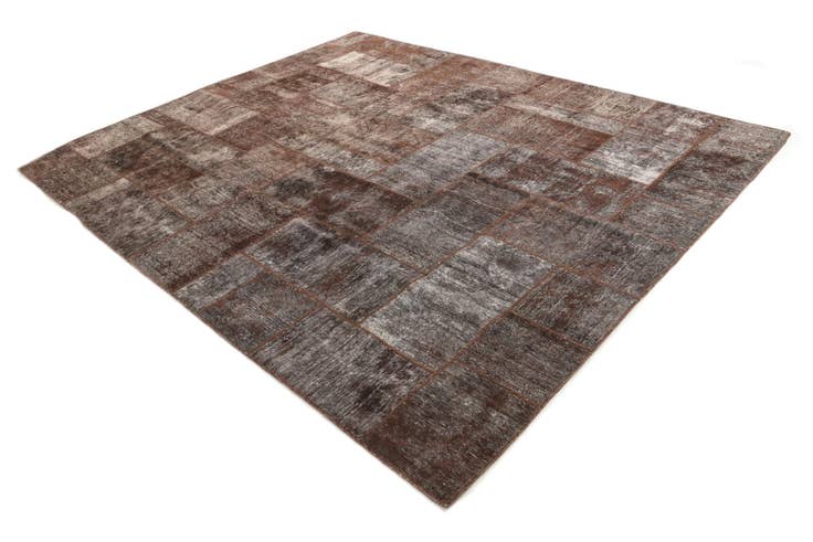 Detail image of 8' 7 x 10' 3 Hand Knotted Ultra Vintage Persian Wool Rug