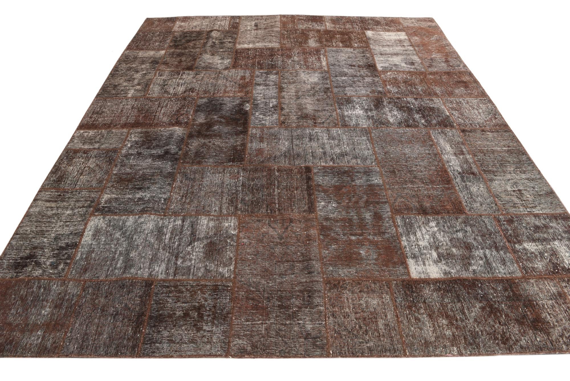 8' 7 x 10' 3 Hand Knotted Ultra Vintage Persian Wool Rug