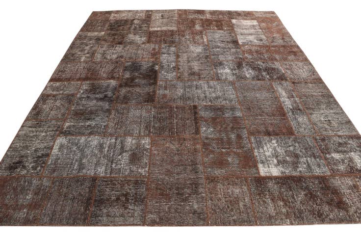 Detail image of 8' 7 x 10' 3 Hand Knotted Ultra Vintage Persian Wool Rug