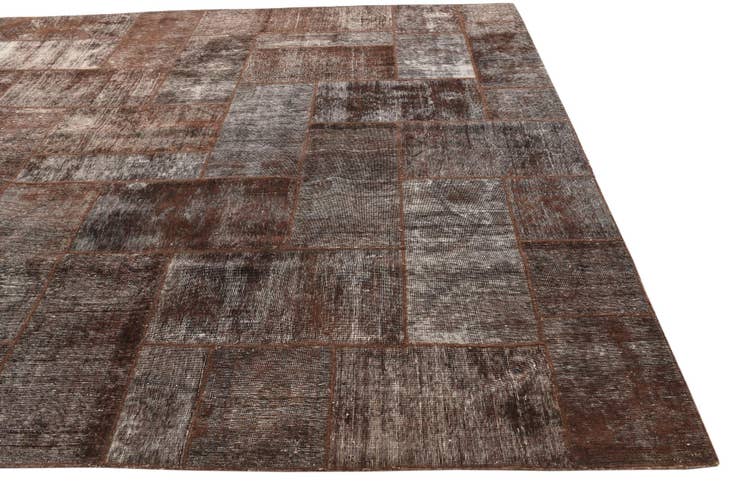 Detail image of 8' 7 x 10' 3 Hand Knotted Ultra Vintage Persian Wool Rug