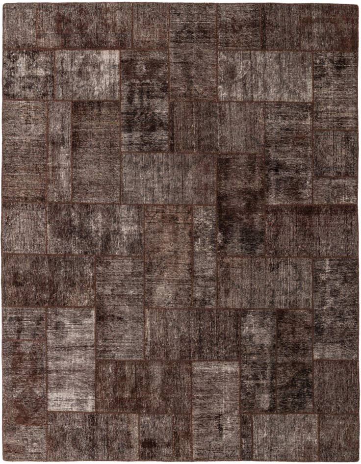 Detail image of 8' 7 x 10' 3 Hand Knotted Ultra Vintage Persian Wool Rug