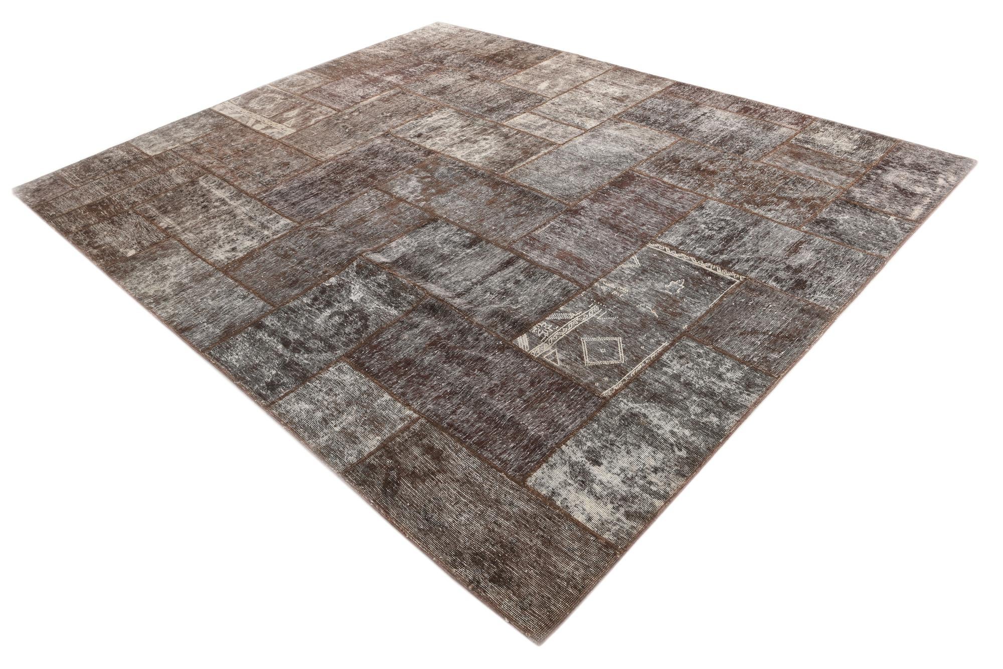 8' 4 x 10' Hand Knotted Ultra Vintage Persian Wool Rug