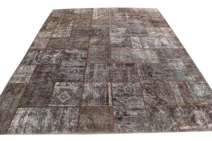 8' 4 x 10' Hand Knotted Ultra Vintage Persian Wool Rug