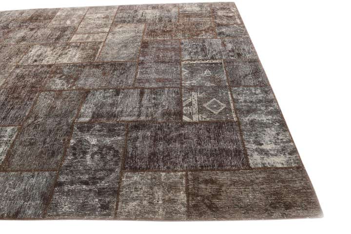 8' 4 x 10' Hand Knotted Ultra Vintage Persian Wool Rug