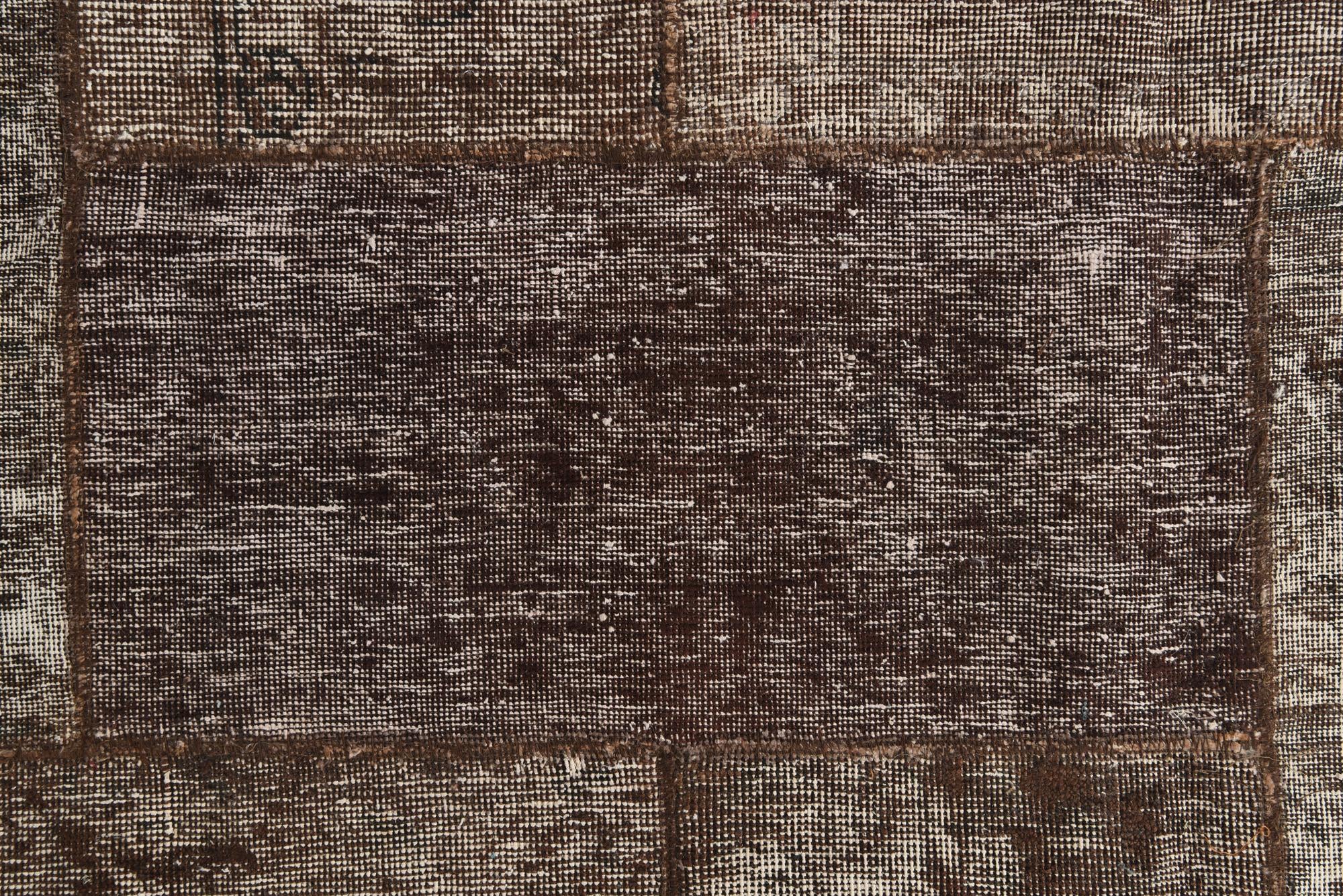 8' 4 x 10' Hand Knotted Ultra Vintage Persian Wool Rug