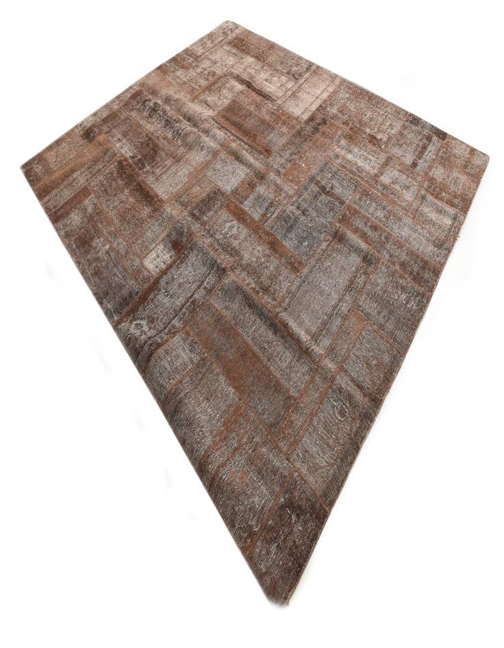 Detail image of 8' 7 x 10' 4  Hand Knotted Ultra Vintage Persian Wool Rug