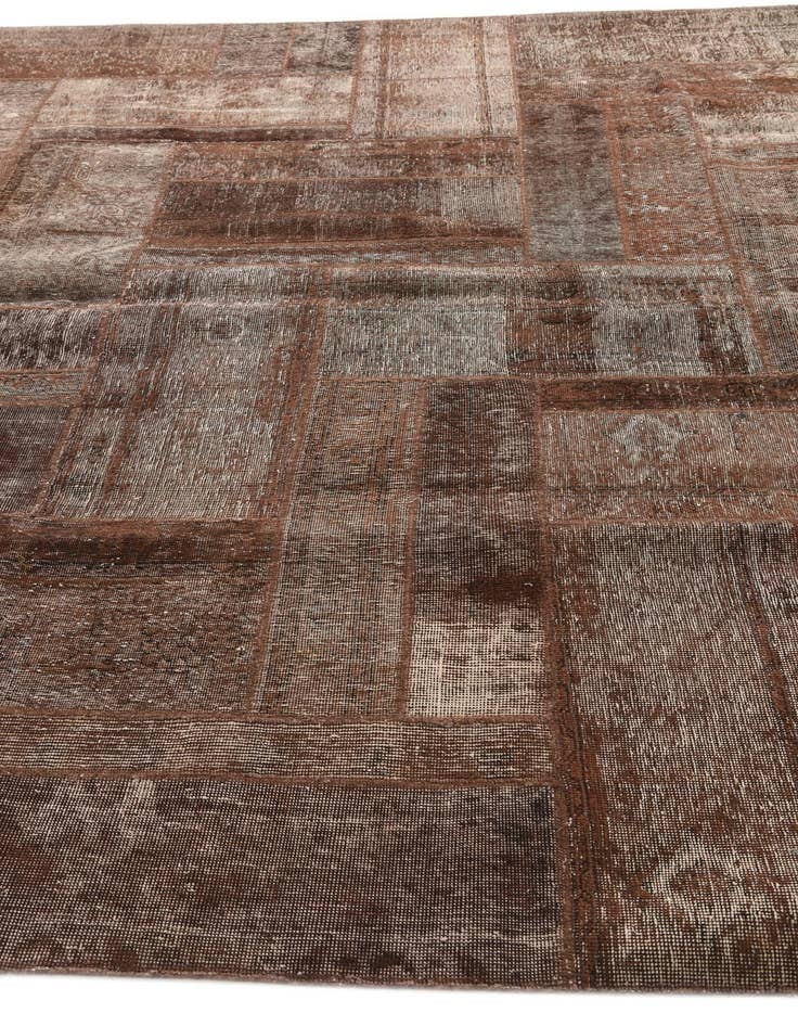 Detail image of 8' 7 x 10' 4  Hand Knotted Ultra Vintage Persian Wool Rug