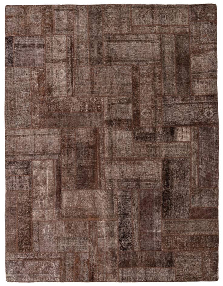 Detail image of 8' 7 x 10' 4 Hand Knotted Ultra Vintage Persian Wool Rug