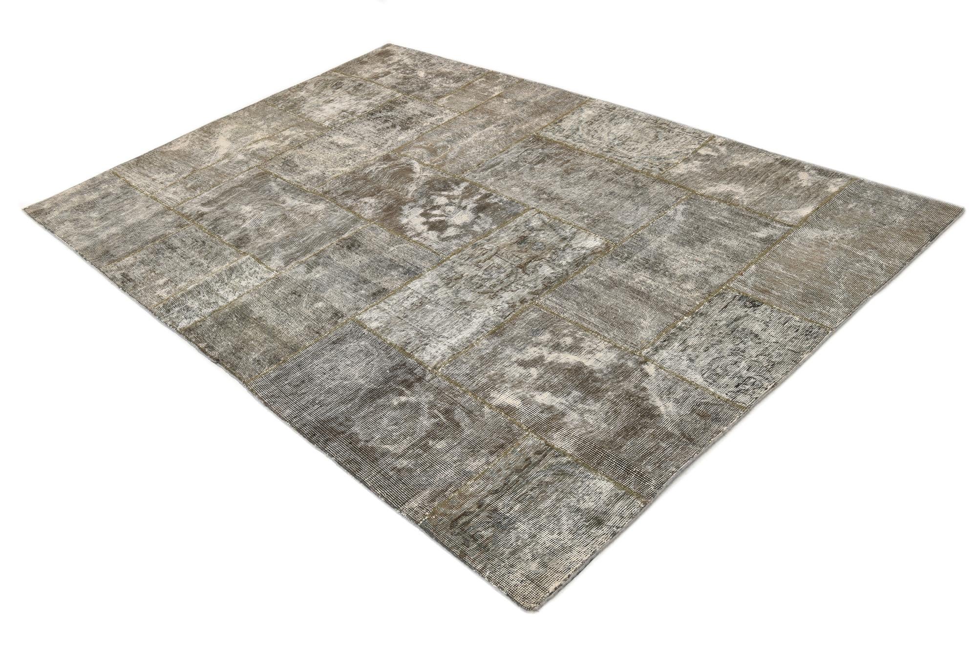 5' 8 x 8' 5 Hand Knotted Ultra Vintage Persian Wool Rug