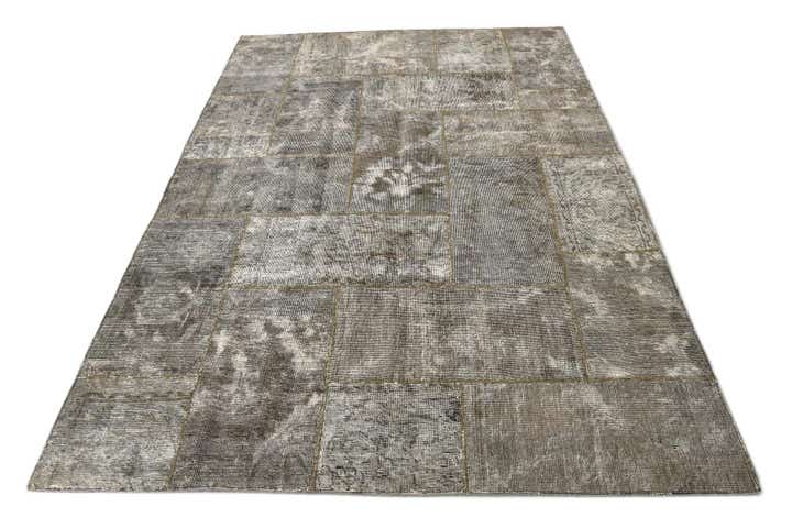 175cm x 255cm Noué main Ultra Vintage Tapis Persan Laine