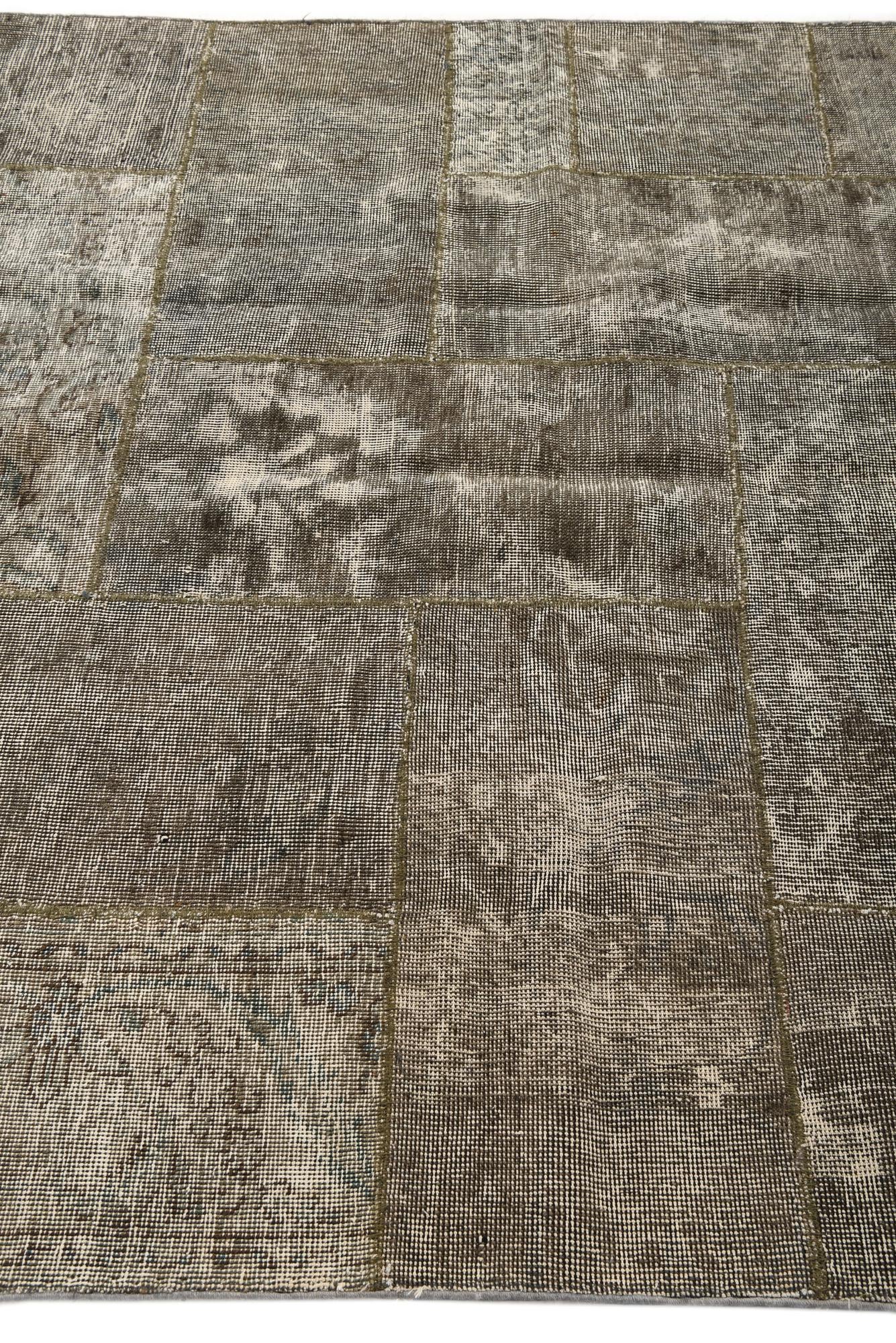 5' 8 x 8' 5 Hand Knotted Ultra Vintage Persian Wool Rug