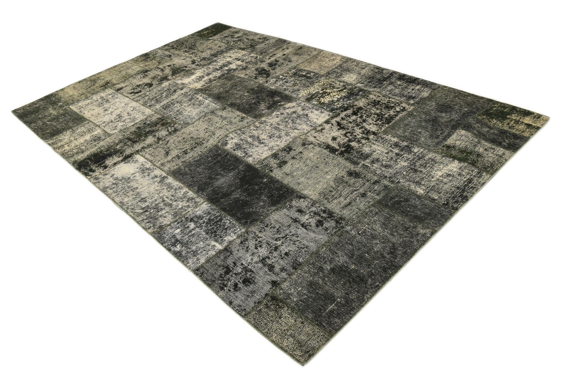 6' 10 x 10' 8 Hand Knotted Ultra Vintage Persian Wool Rug