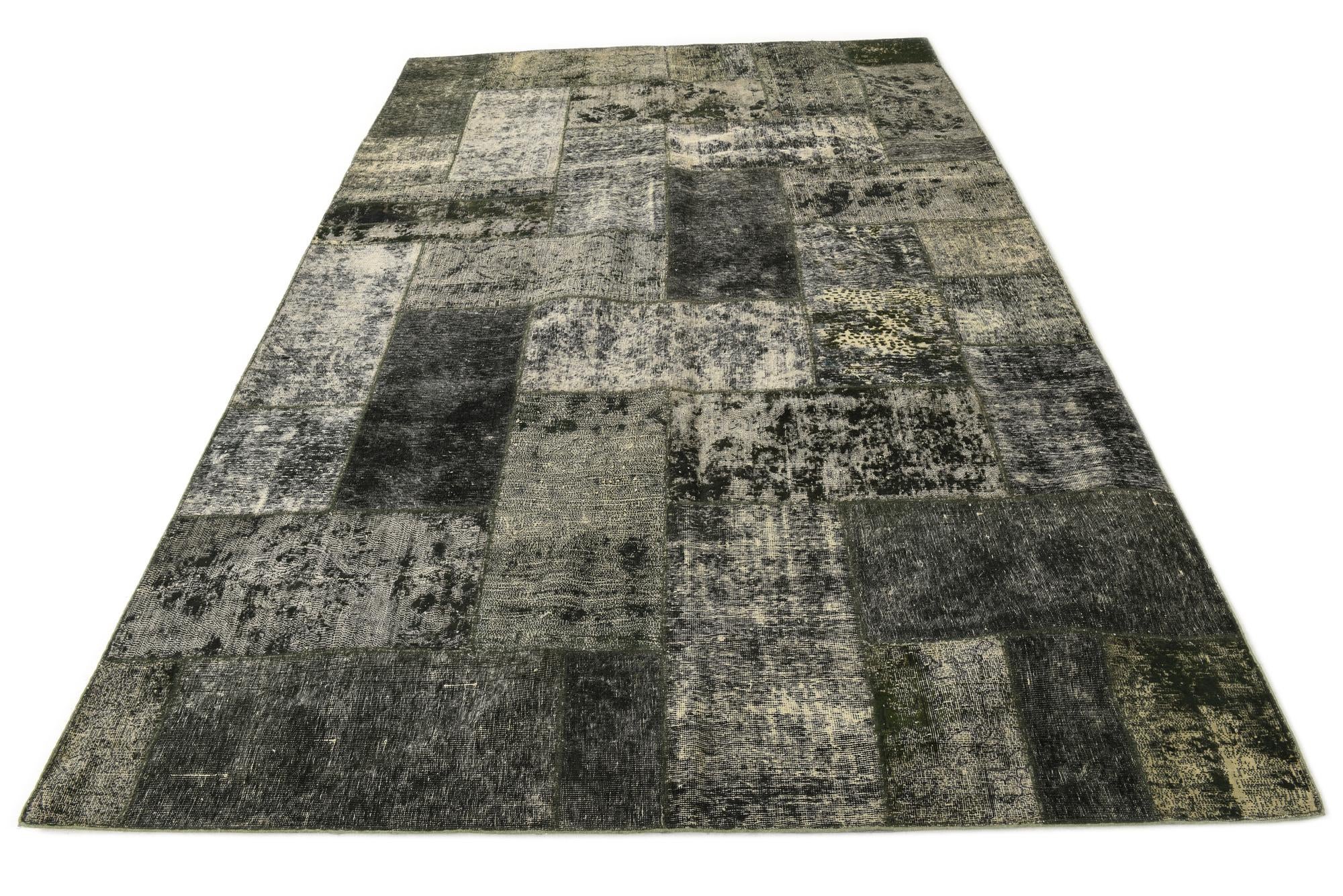 6' 10 x 10' 8 Hand Knotted Ultra Vintage Persian Wool Rug