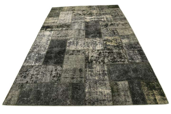 6' 10 x 10' 8 Hand Knotted Ultra Vintage Persian Wool Rug