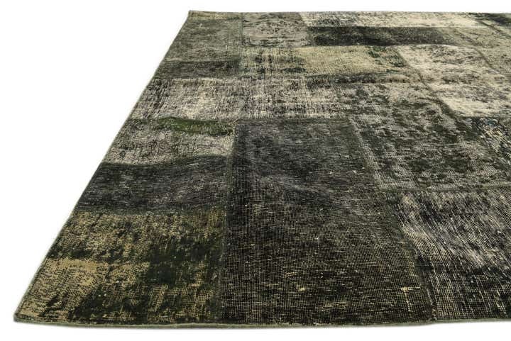 6' 10 x 10' 8 Hand Knotted Ultra Vintage Persian Wool Rug