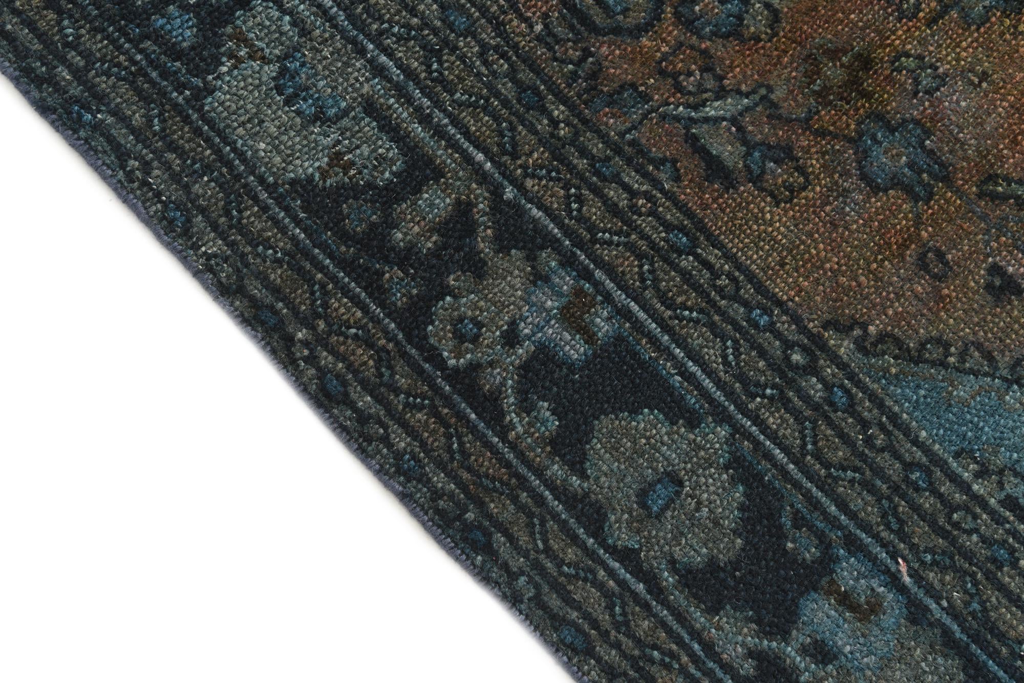 6' 10 x 9' 5 Hand Knotted Ultra Vintage Persian Wool Rug