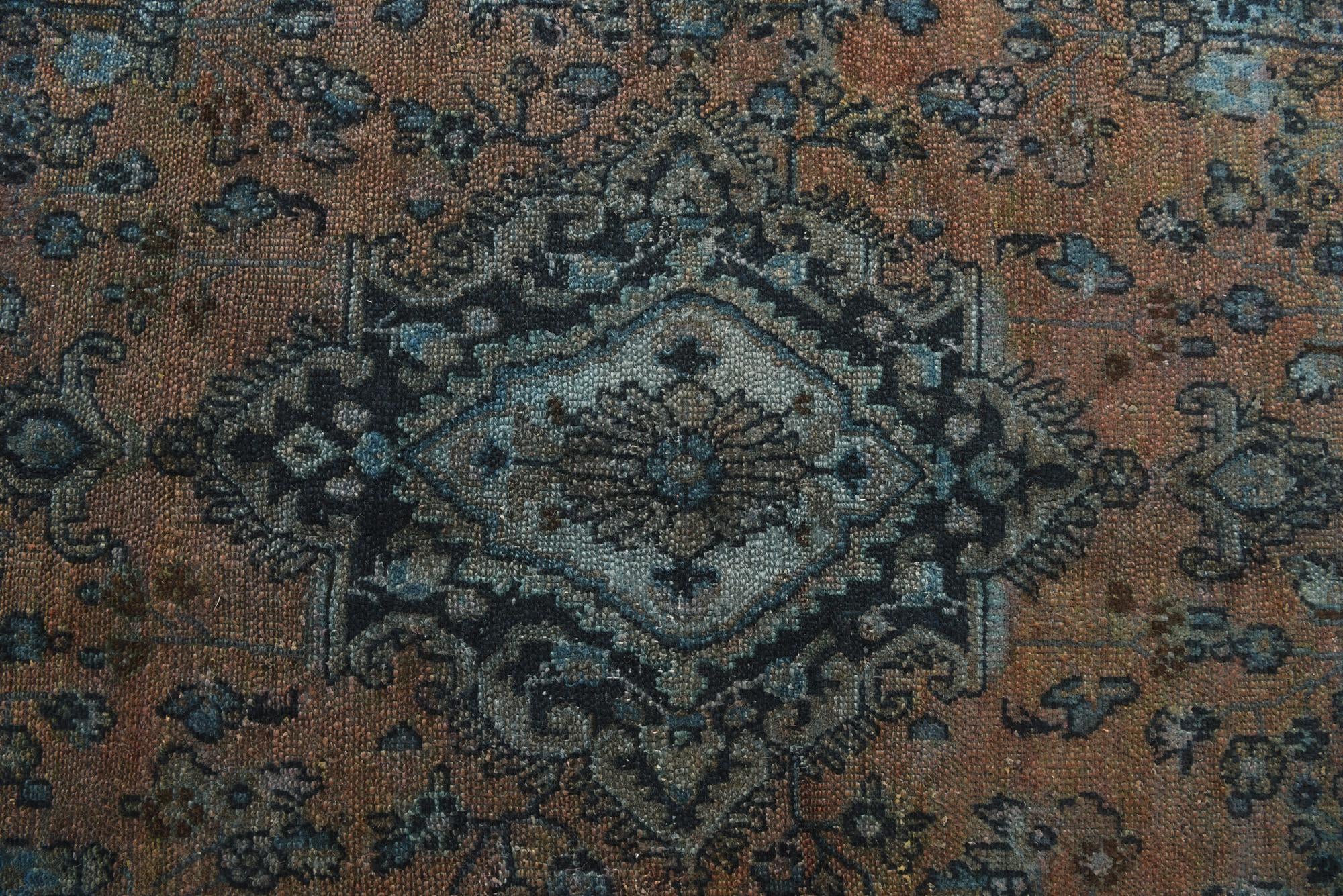 6' 10 x 9' 5 Hand Knotted Ultra Vintage Persian Wool Rug