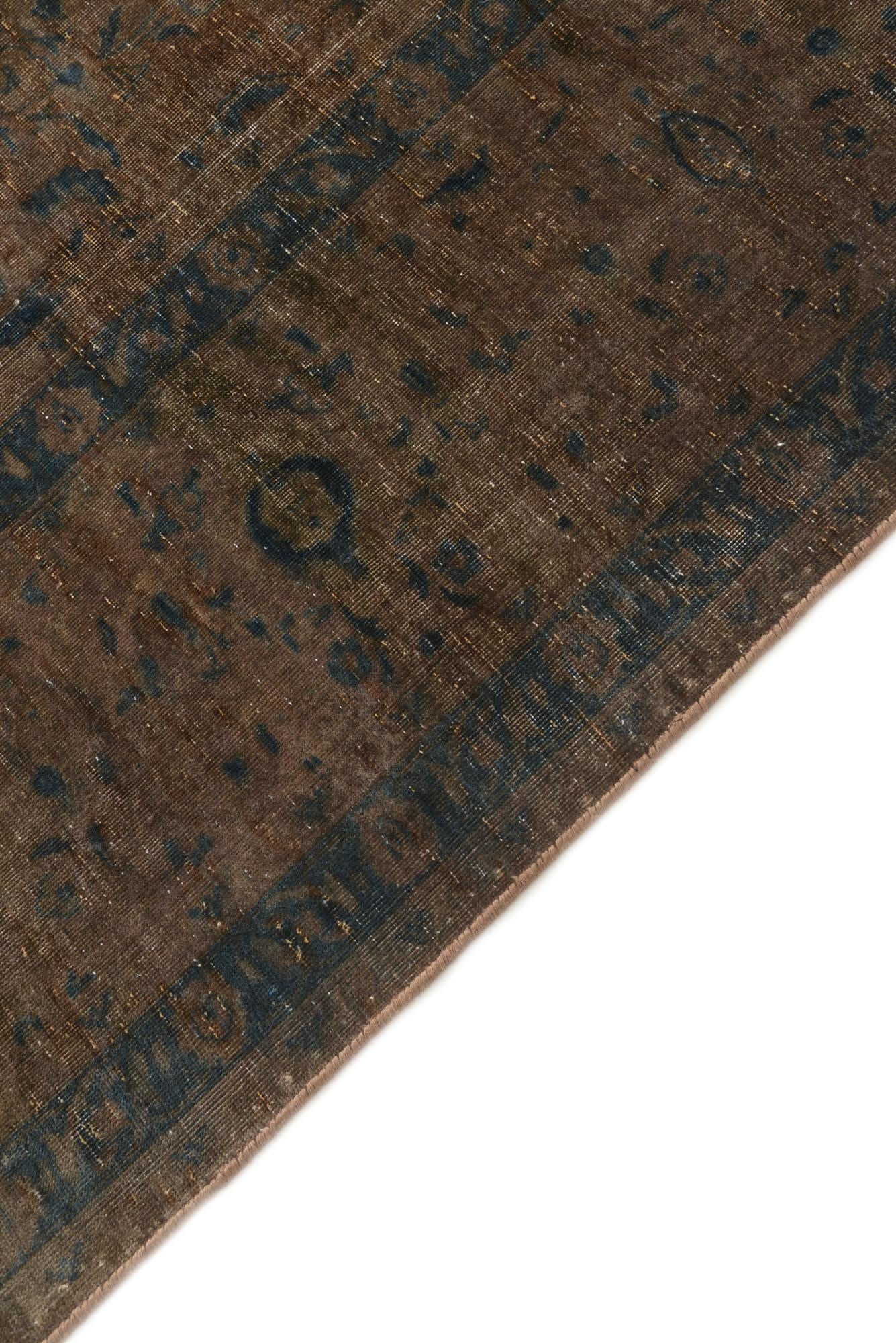 9' x 13' Hand Knotted Ultra Vintage Persian Wool Rug