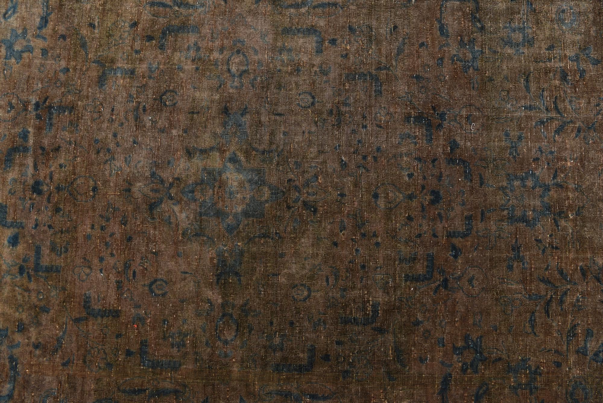 9' x 13' Hand Knotted Ultra Vintage Persian Wool Rug