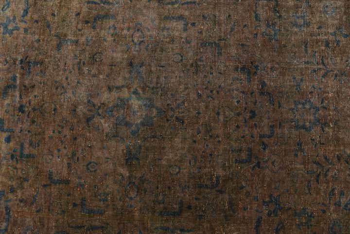 9' x 13' Hand Knotted Ultra Vintage Persian Wool Rug