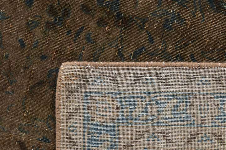 9' x 13' Hand Knotted Ultra Vintage Persian Wool Rug