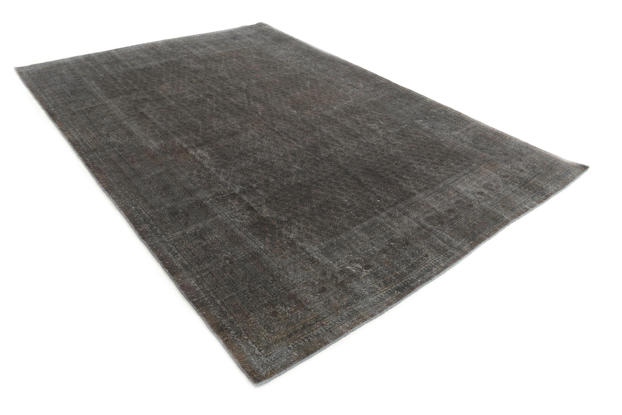 7' x 10' 3 Hand Knotted Ultra Vintage Persian Wool Rug