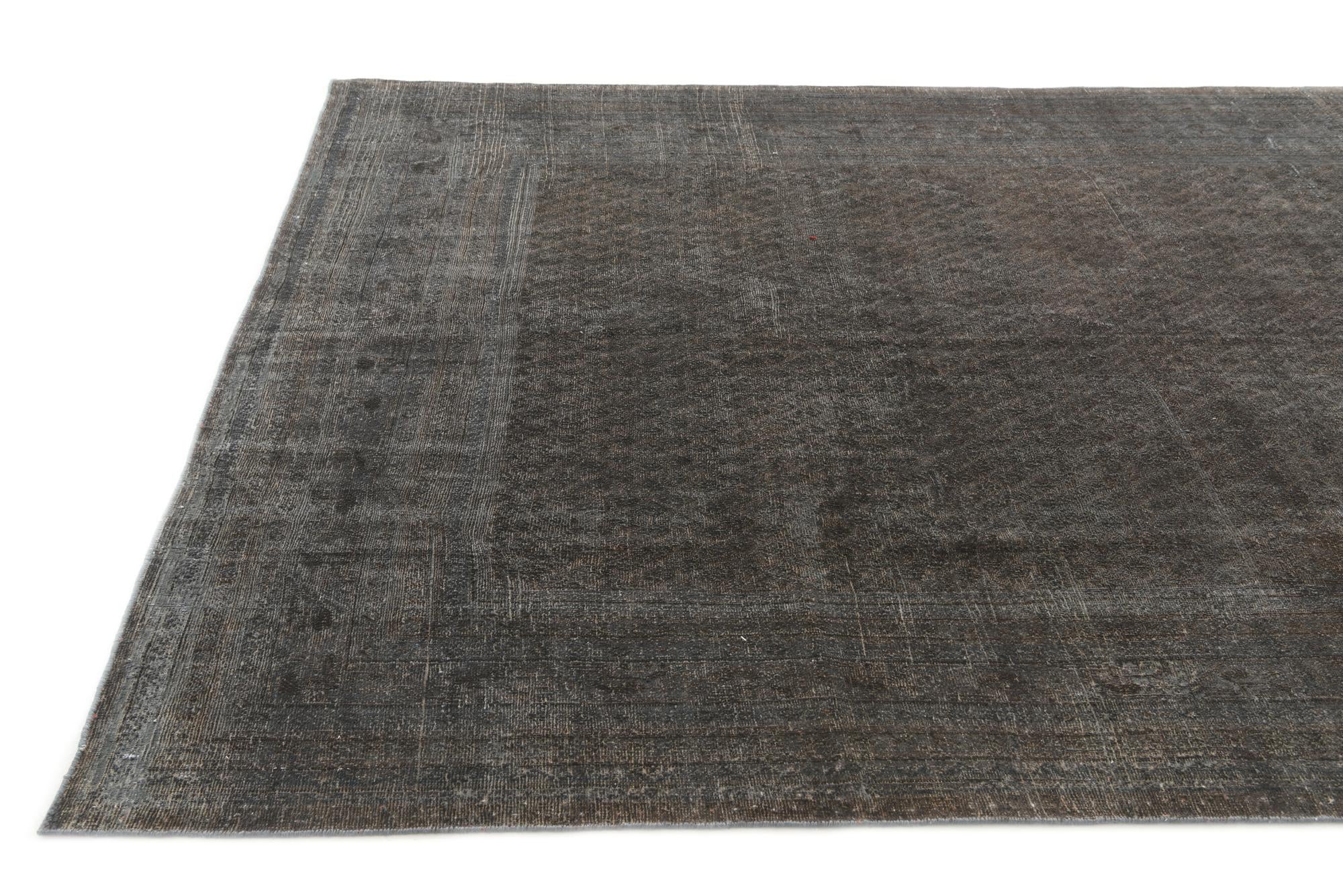 7' x 10' 3 Hand Knotted Ultra Vintage Persian Wool Rug