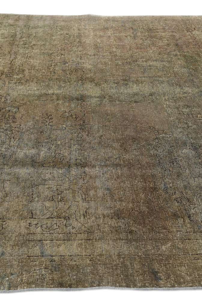 245cm x 360cm Handgeknoopt Ultra Vintage Perzisch Wol Vloerkleed