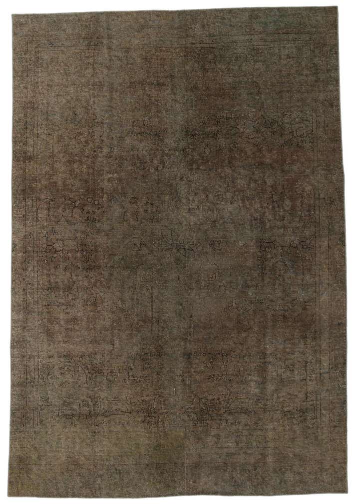 245cm x 360cm Handgeknoopt Ultra Vintage Perzisch Wol Vloerkleed