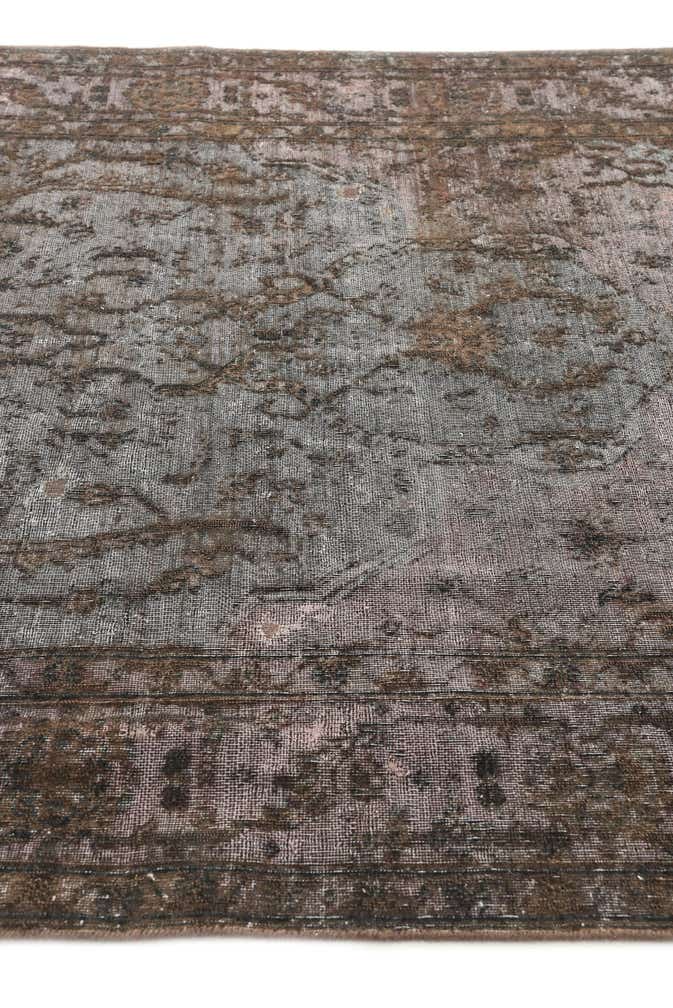 5' 7 x 9' Hand Knotted Ultra Vintage Persian Wool Rug