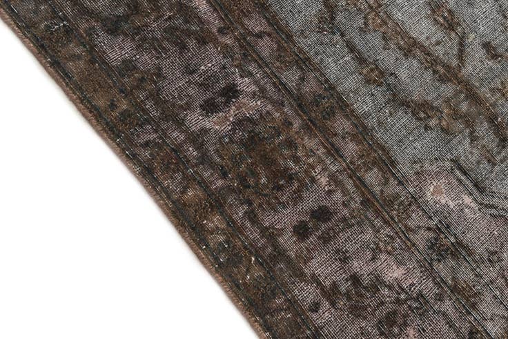 Detail image of 5' 7 x 9' Hand Knotted Ultra Vintage Persian Wool Rug