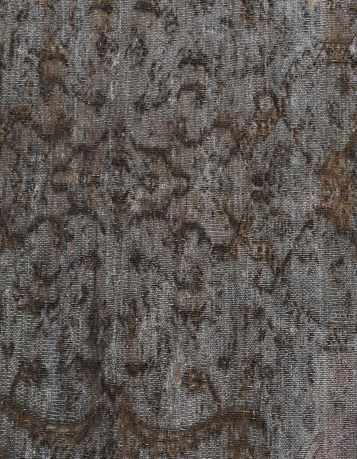 Detail image of 5' 7 x 9'  Hand Knotted Ultra Vintage Persian Wool Rug