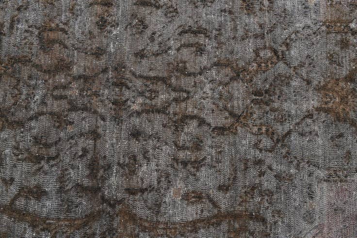 Detail image of 5' 7 x 9' Hand Knotted Ultra Vintage Persian Wool Rug