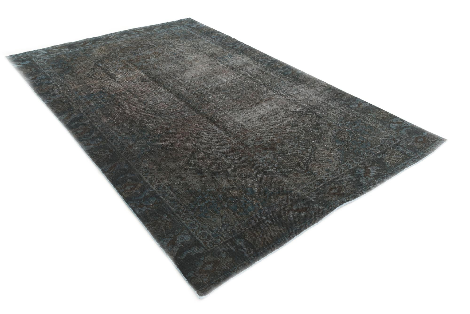 190cm x 305cm anudado a mano Ultra Vintage Alfombra Persa Lana